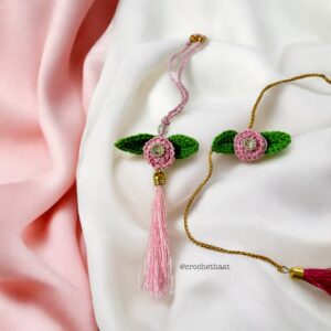 Crochet Rakhi for Bhai & Lumba for Bhabhi: A Charming Duo for a Special Bond