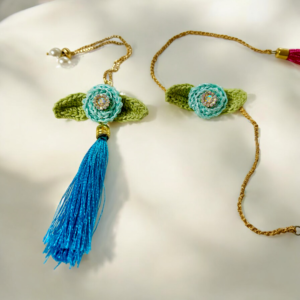 Crochet Rakhi for Bhai & Lumba for Bhabhi: A Charming Duo for a Special Bond